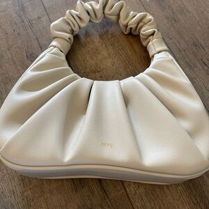 JW PEI Beige Gathered Shoulder Bag